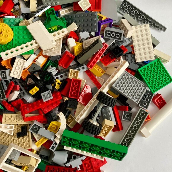 Large LEGO Brick Lot 3 lb, 4 oz Assorted Building Blocks Legos Vintage - Picture 6 of 10